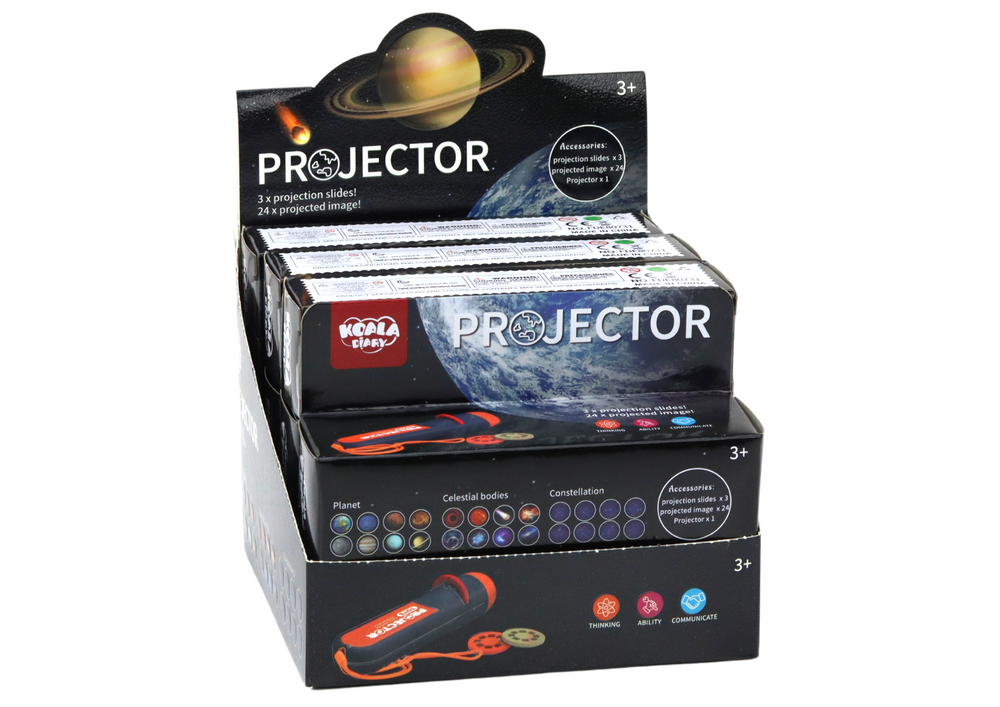 Projektor planet a souhvězdí s 24 projekcemi pro děti od 3 let