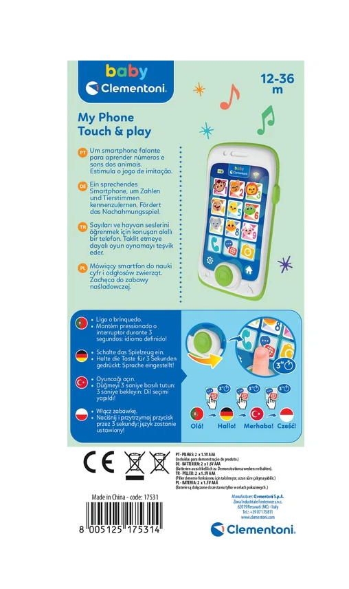 První mluvící dotykový smartphone pro nejmenší – Clementoni