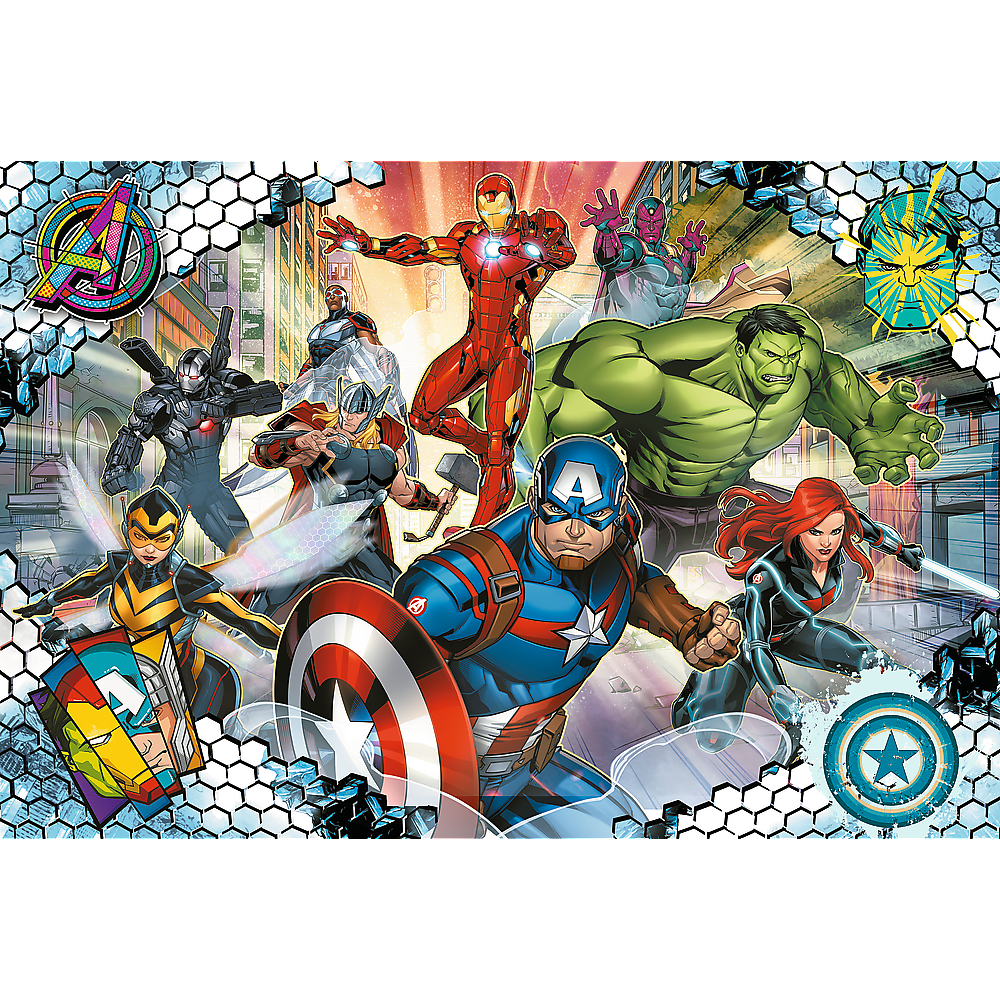 Puzzle 100 dílků Avengers – Disney Marvel 41x27,5 cm
