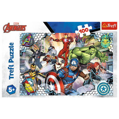 Puzzle 100 dílků Avengers – Disney Marvel 41x27,5 cm