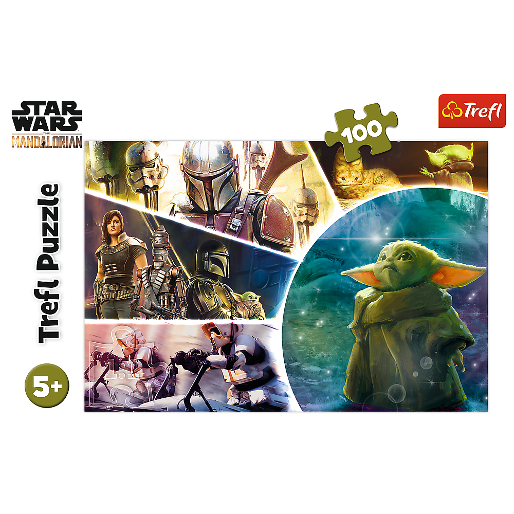 Puzzle 100 dílků Baby Yoda – Trefl 16413