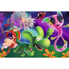 Puzzle 100 dílků Drak Diplodok a přátelé – Human Film