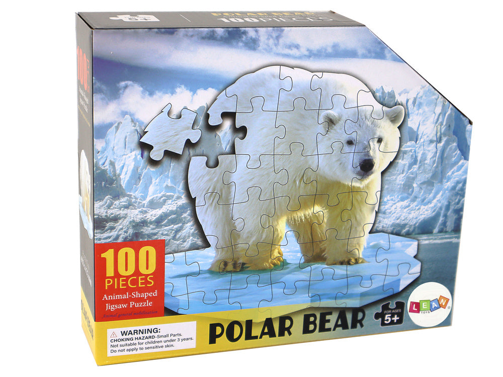 Puzzle 100 dílků ledního medvěda – 483x422 mm