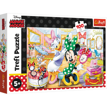 Puzzle 100 dílků Minnie v kosmetickém salonu – Disney Minnie