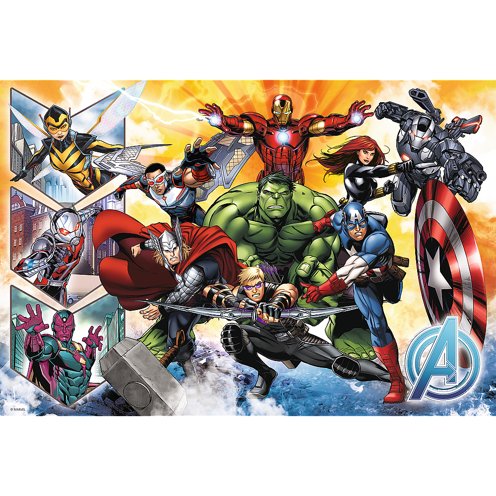 Puzzle 100 dílků Síla Avengers – Trefl 16431