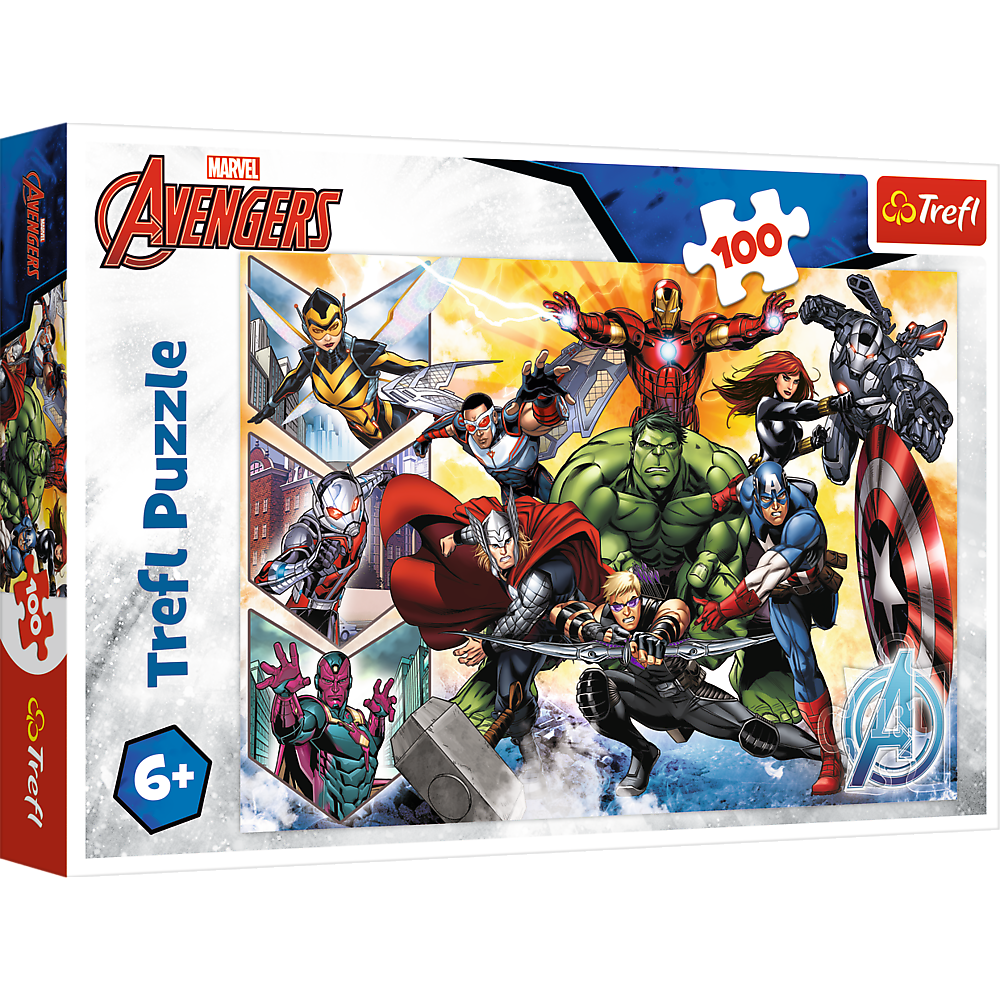 Puzzle 100 dílků Síla Avengers – Trefl 16431