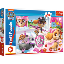 Puzzle 100 dílků Skye v akci – Paw Patrol Trefl 16368