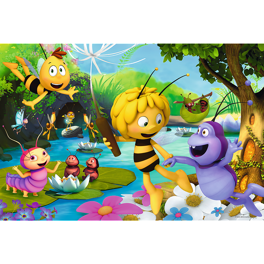 Puzzle 100 dílků Včelka Mája a přátelé – Trefl 16361