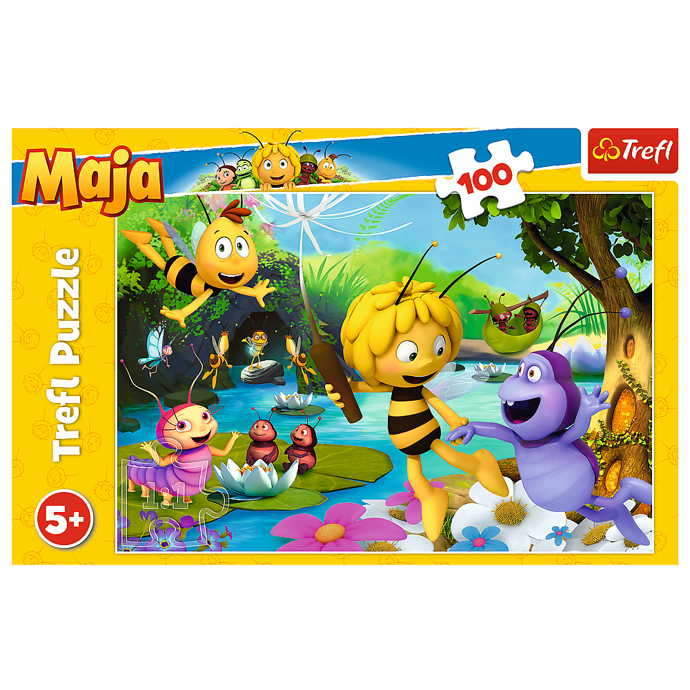 Puzzle 100 dílků Včelka Mája a přátelé – Trefl 16361