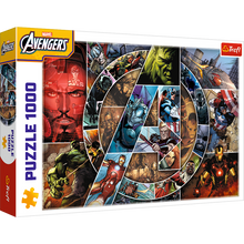 Puzzle 1000 dílků Avengers Hrdinové Marvel 683x480 mm