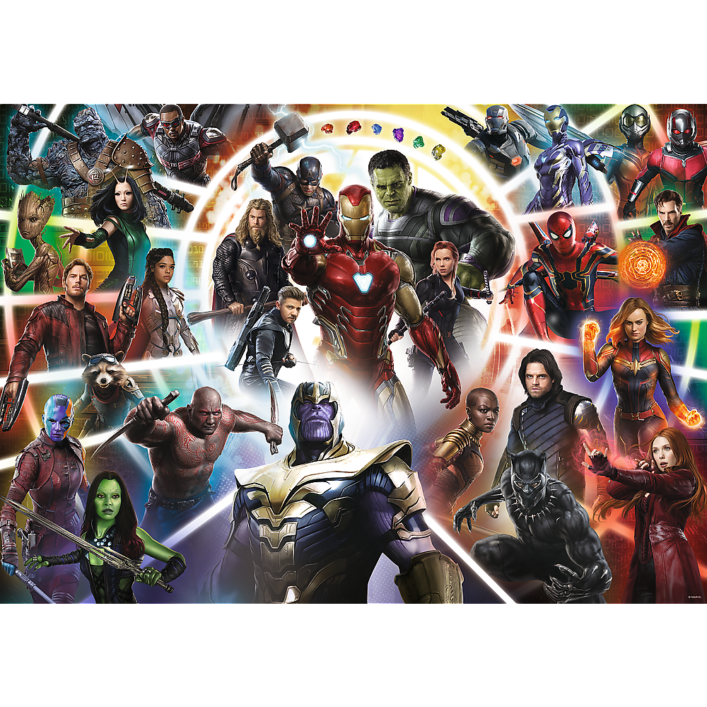 Puzzle 1000 dílků Avengers Konec hry 683x480mm