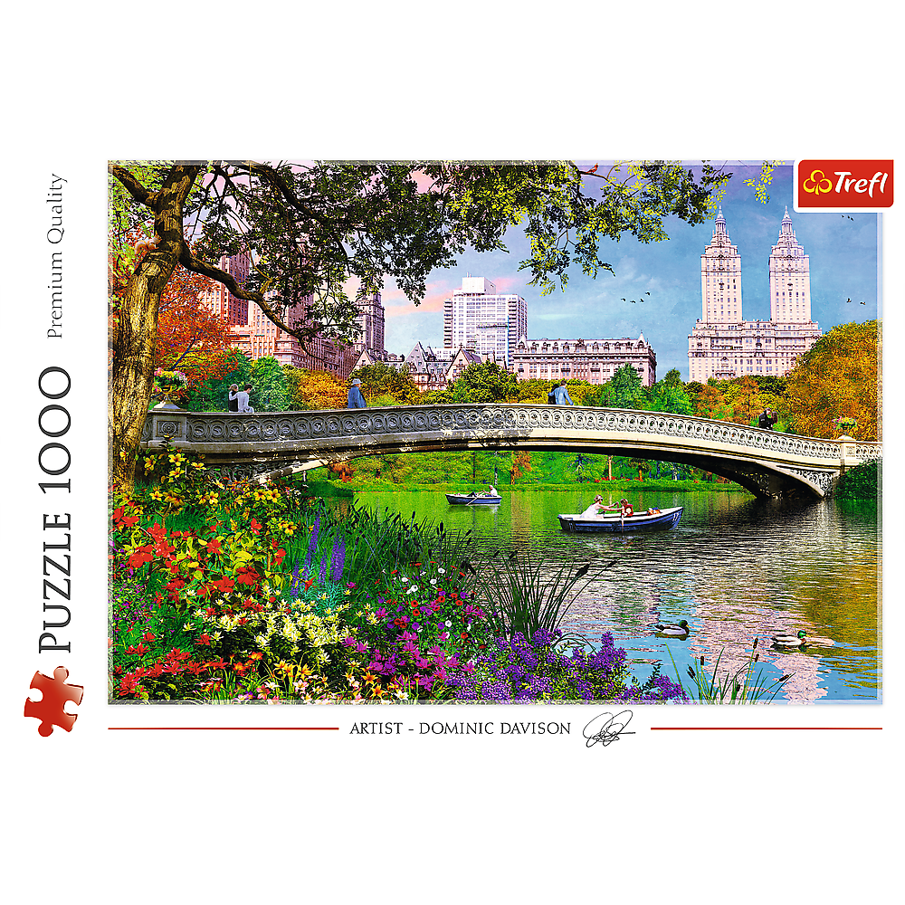 Puzzle 1000 dílků Central Park New York 68x48 cm