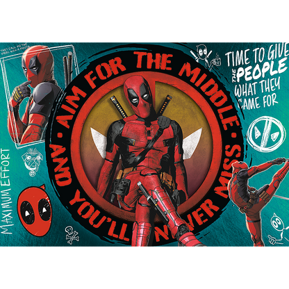 Puzzle 1000 dílků Deadpool – Premium Plus | Trefl