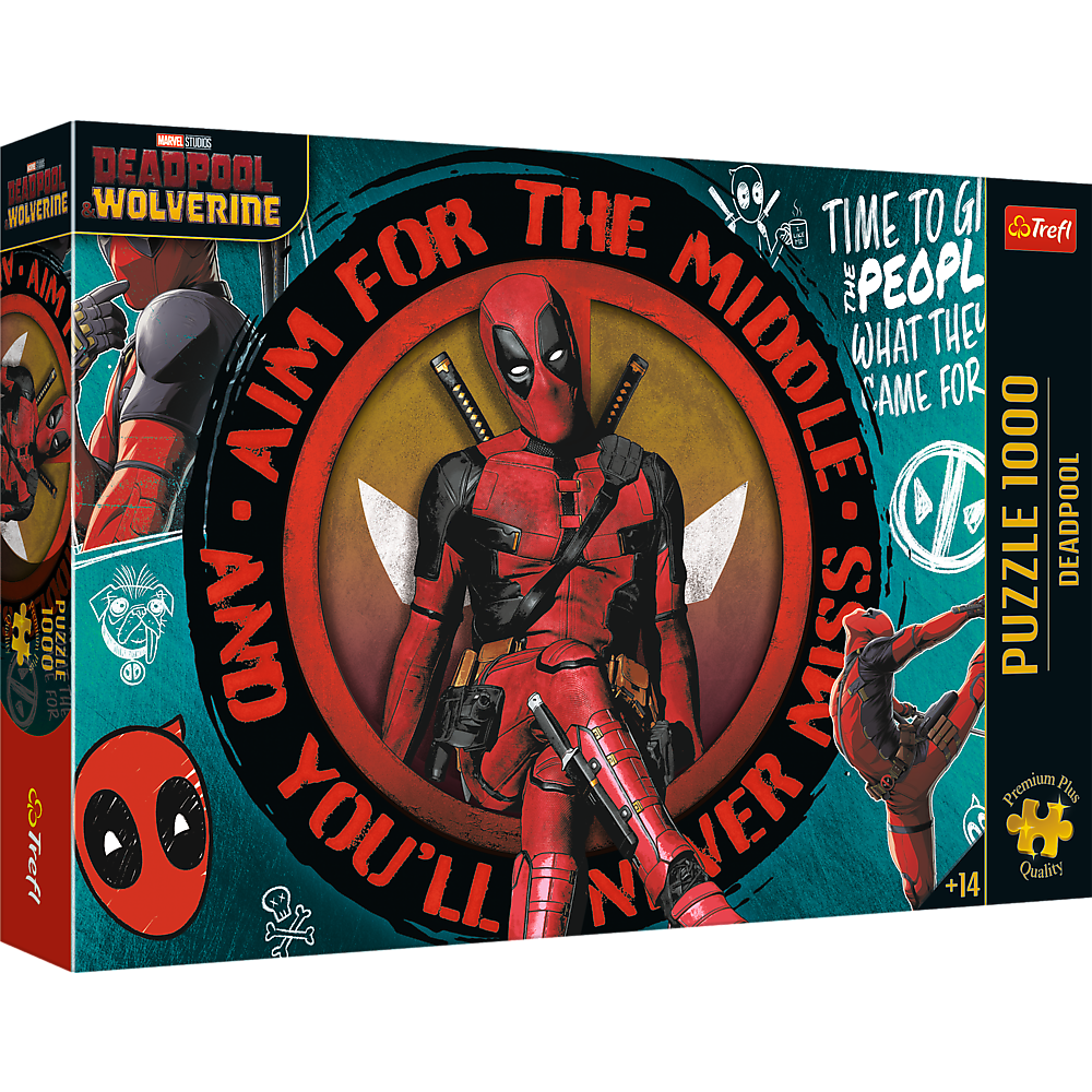 Puzzle 1000 dílků Deadpool – Premium Plus | Trefl
