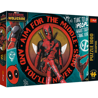 Puzzle 1000 dílků Deadpool – Premium Plus | Trefl