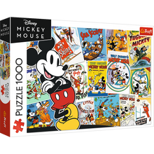 Puzzle 1000 dílků Disney Mickey Mouse svět – Trefl 10741