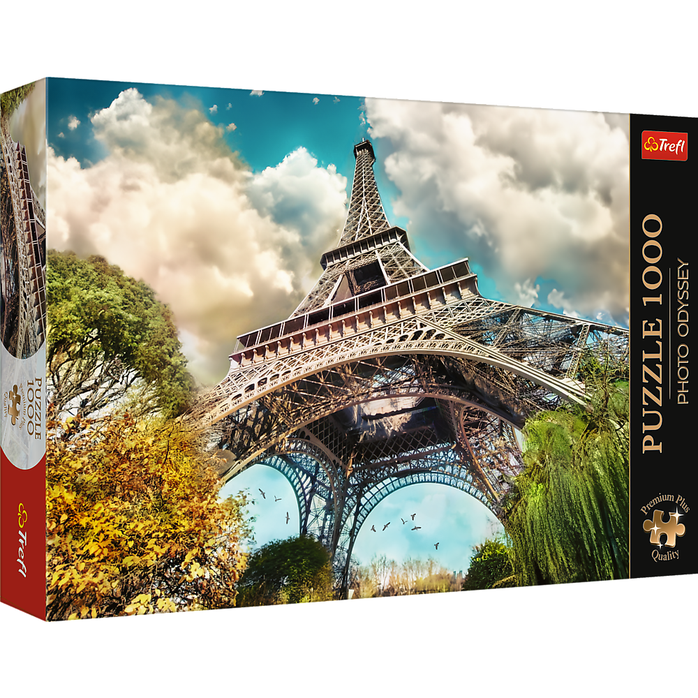 Puzzle 1000 dílků Eiffelova věž v Paříži Premium Plus – Trefl