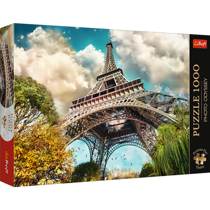 Puzzle 1000 dílků Eiffelova věž v Paříži Premium Plus – Trefl