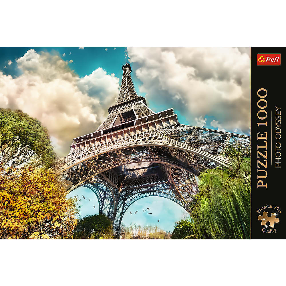 Puzzle 1000 dílků Eiffelova věž v Paříži Premium Plus – Trefl