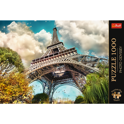 Puzzle 1000 dílků Eiffelova věž v Paříži Premium Plus – Trefl