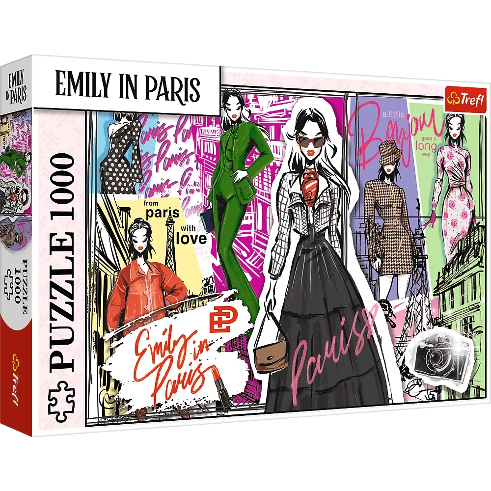 Puzzle 1000 dílků Emily in Paris: Fashion Inspirations – Trefl