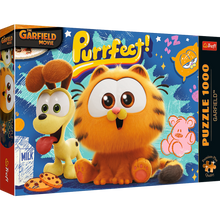 Puzzle 1000 dílků Garfield – s plakátem | Trefl Premium