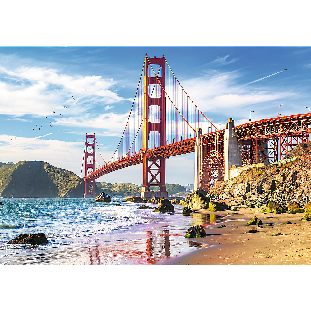 Puzzle 1000 dílků Golden Gate Bridge San Francisco 683x480 mm