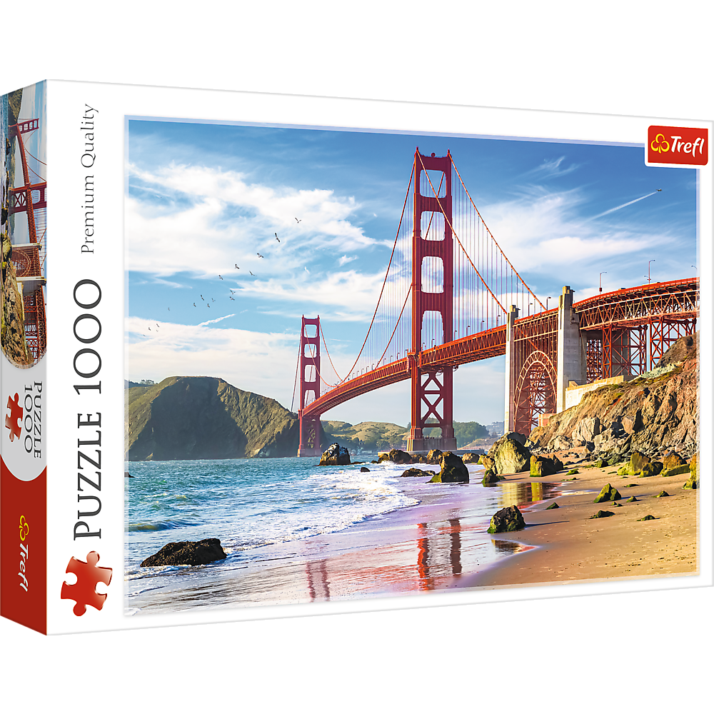 Puzzle 1000 dílků Golden Gate Bridge San Francisco 683x480 mm