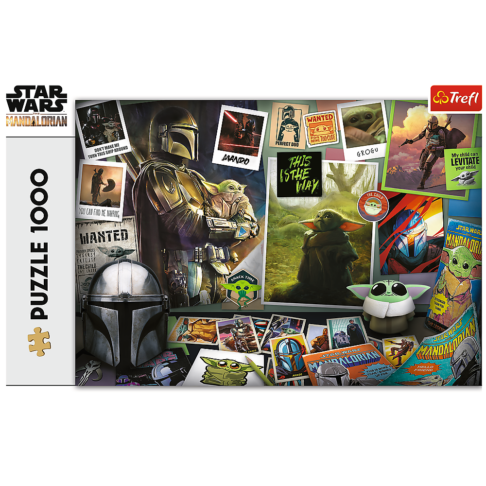 Puzzle 1000 dílků Grogu Star Wars Mandalorian – Trefl