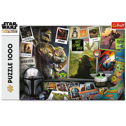 Puzzle 1000 dílků Grogu Star Wars Mandalorian – Trefl