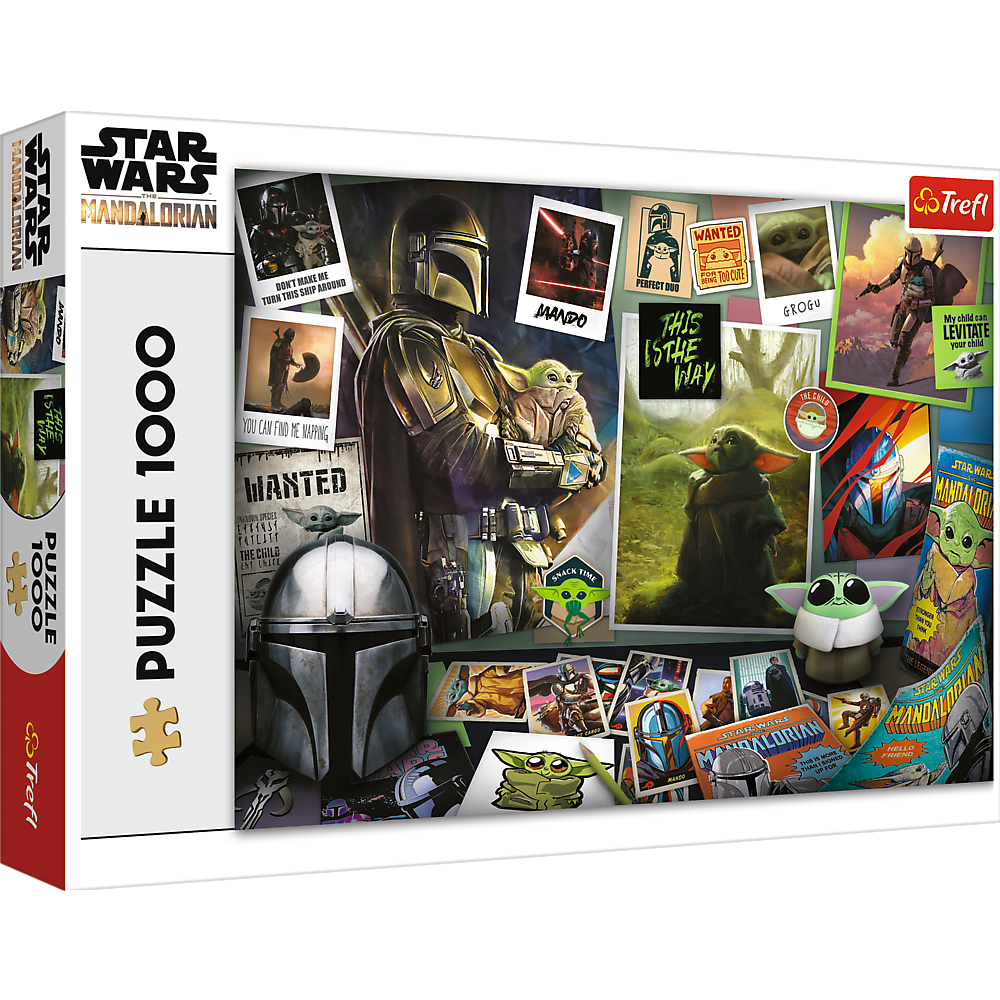 Puzzle 1000 dílků Grogu Star Wars Mandalorian – Trefl