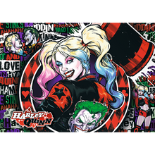 Puzzle 1000 dílků Harley Quinn s plakátem – Trefl Premium Plus