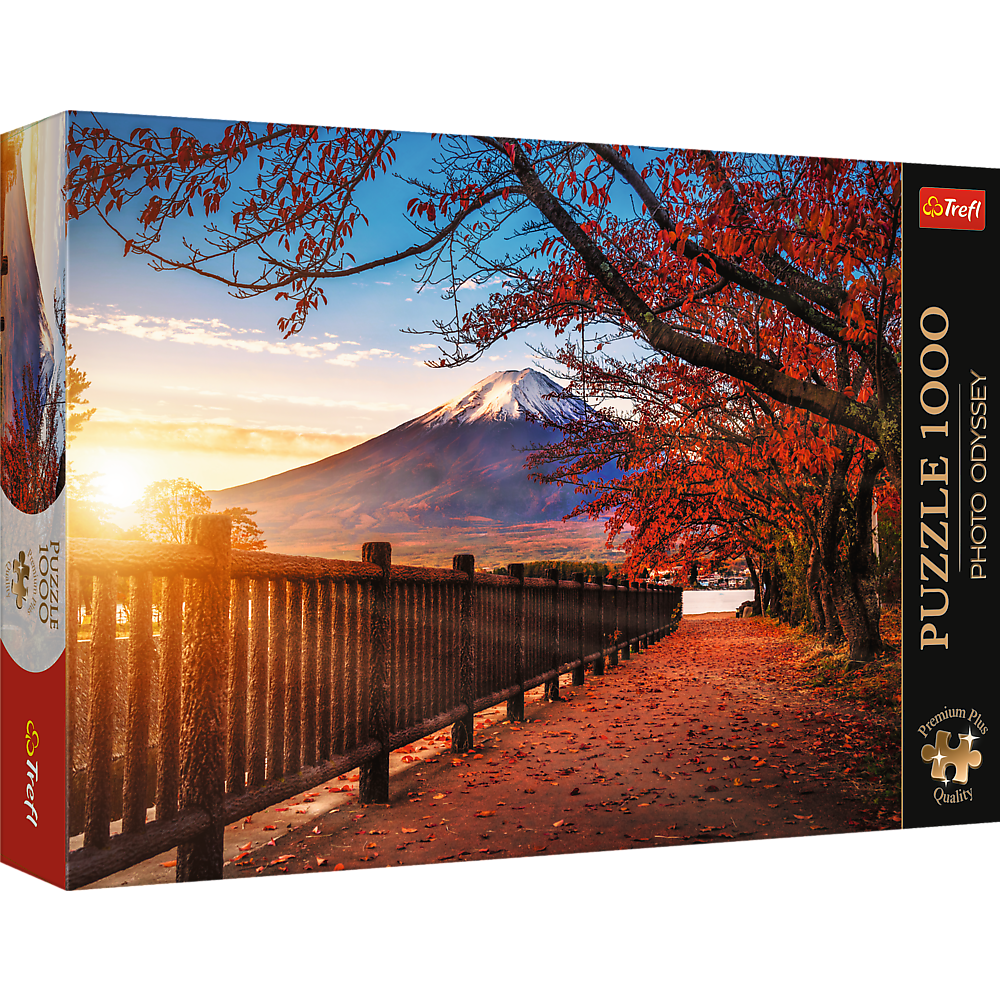 Puzzle 1000 dílků hora Fuji – západ slunce Japonsko | Trefl