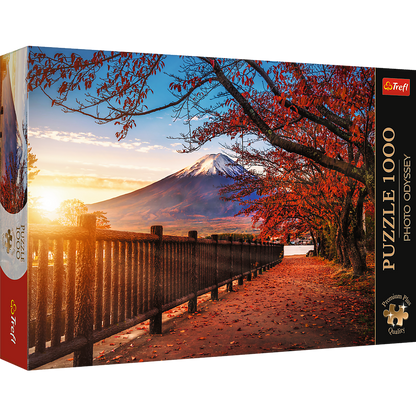 Puzzle 1000 dílků hora Fuji – západ slunce Japonsko | Trefl