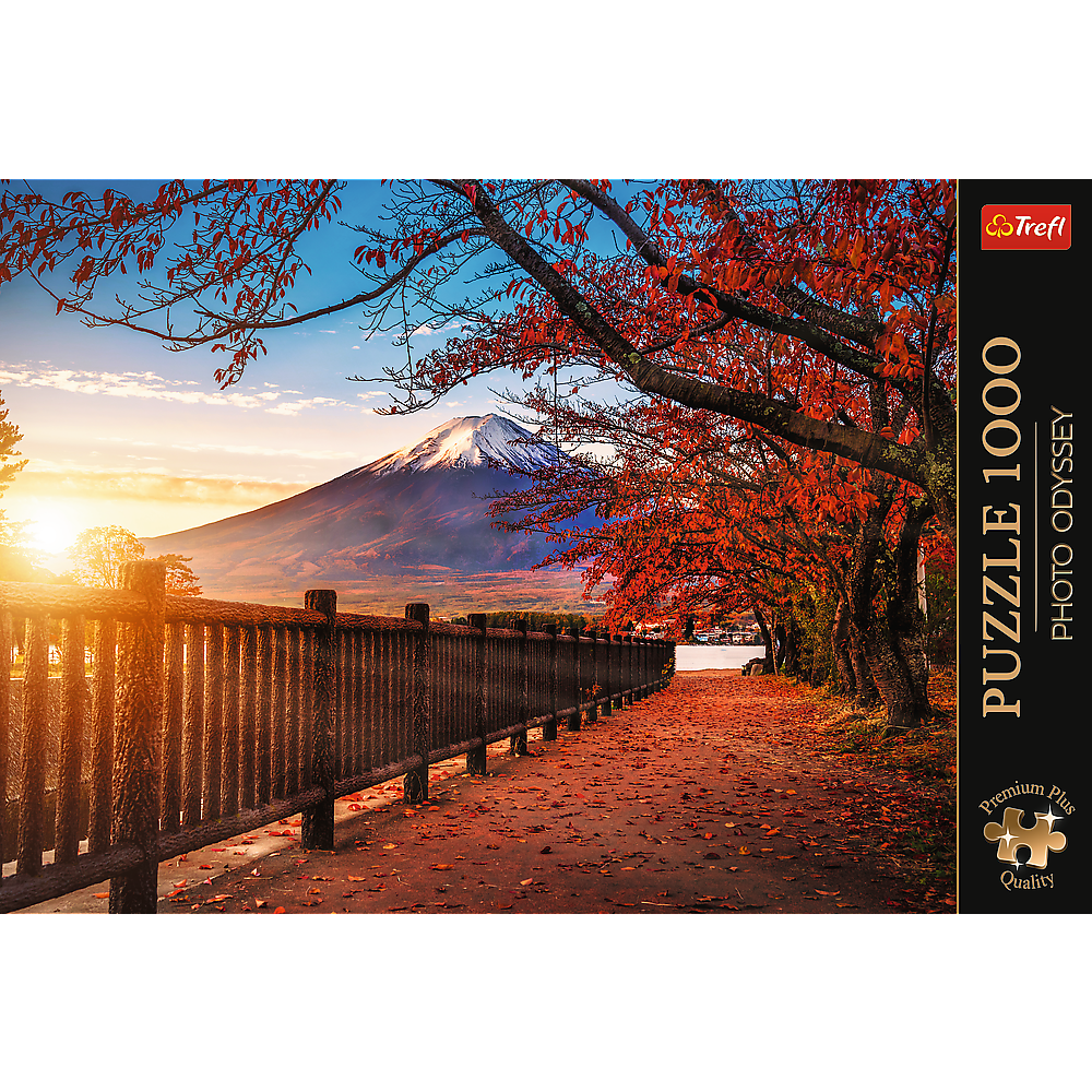 Puzzle 1000 dílků hora Fuji – západ slunce Japonsko | Trefl