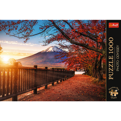 Puzzle 1000 dílků hora Fuji – západ slunce Japonsko | Trefl