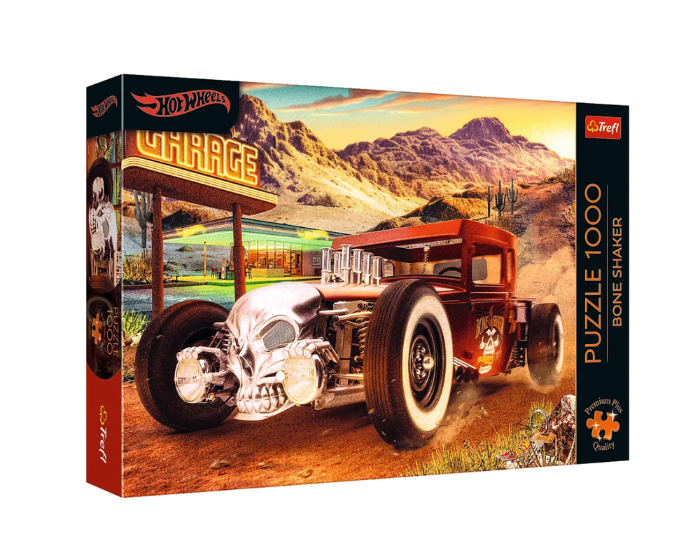 Puzzle 1000 dílků Hot Wheels Bone Shaker – Trefl Premium Plus