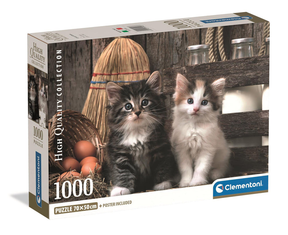 Puzzle 1000 dílků Kochané kotky – Clementoni