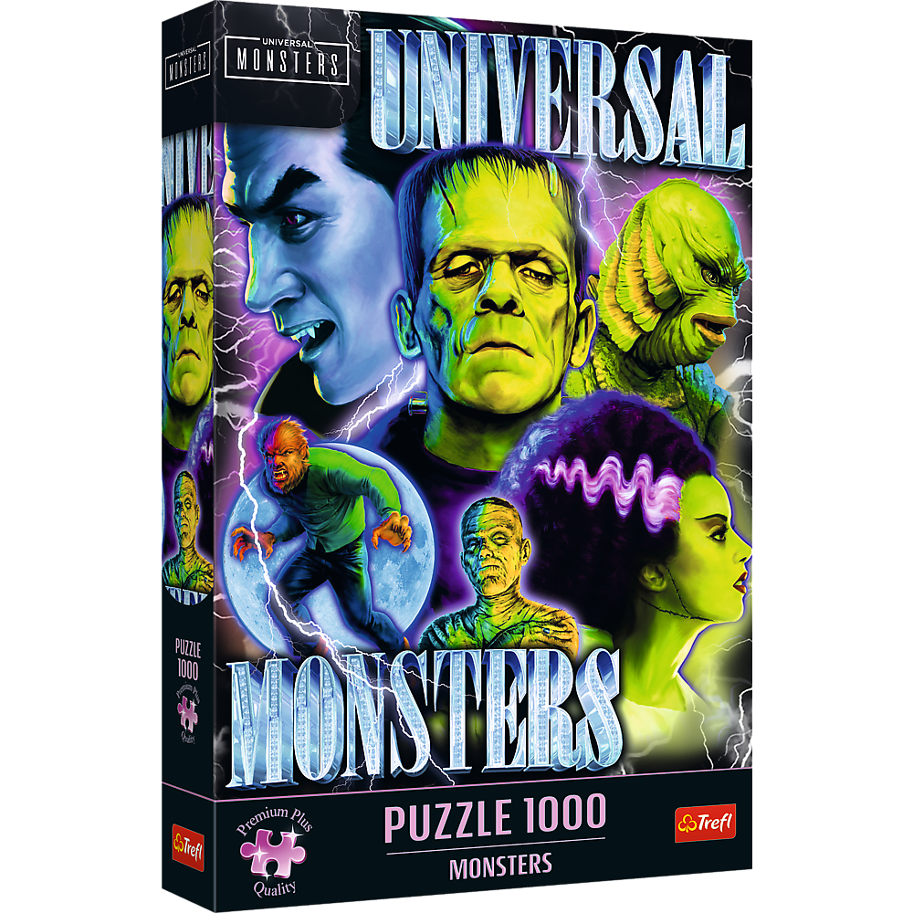 Puzzle 1000 dílků Kultovní monstra Premium Plus – Trefl