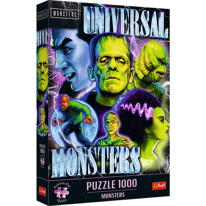 Puzzle 1000 dílků Kultovní monstra Premium Plus – Trefl