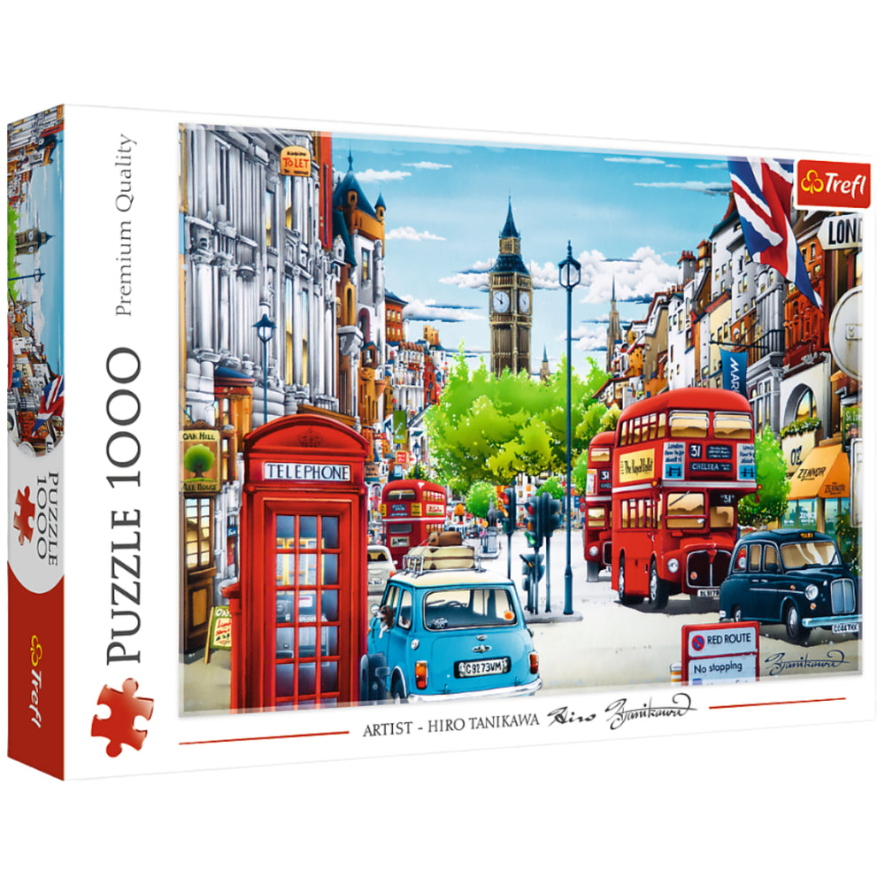 Puzzle 1000 dílků - Londýnská ulice – Trefl