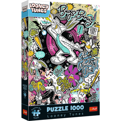Puzzle 1000 dílků Looney Tunes Zwariované melodie Premium Plus