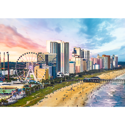 Puzzle 1000 dílků Myrtle Beach Jižní Karolína USA – Trefl