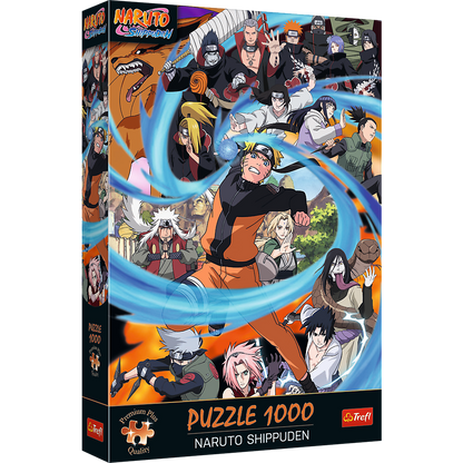 Puzzle 1000 dílků Naruto Shippuden – s plakátem | Trefl