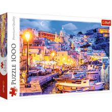 Puzzle 1000 dílků ostrov Procida v noci Itálie – Trefl