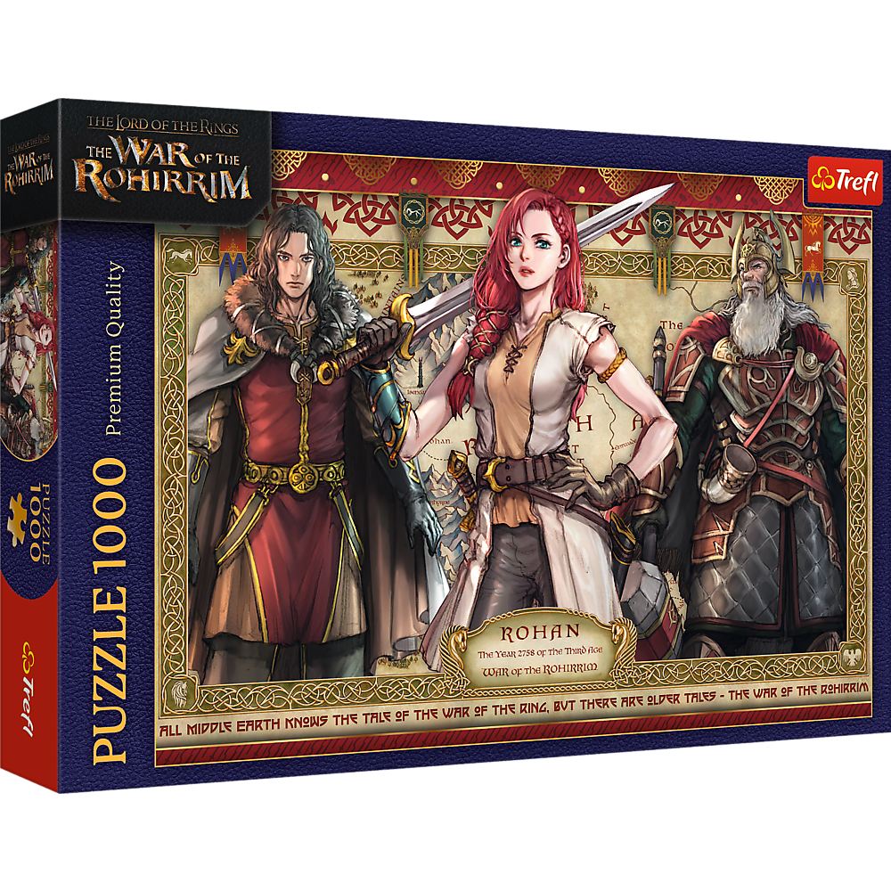 Puzzle 1000 dílků Pán prstenů Válka Rohirrimů 683x480 mm