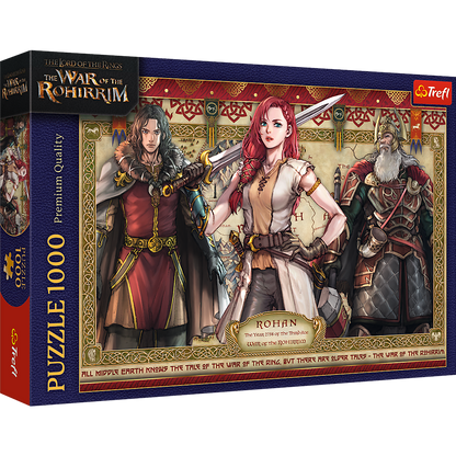Puzzle 1000 dílků Pán prstenů Válka Rohirrimů 683x480 mm