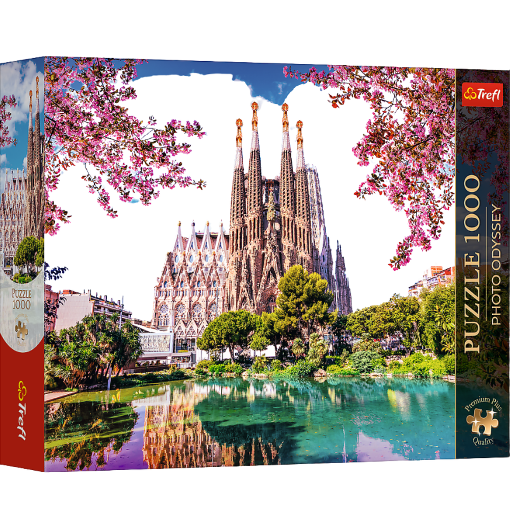 Puzzle 1000 dílků Photo Odyssey Sagrada Familia Barcelona – Trefl