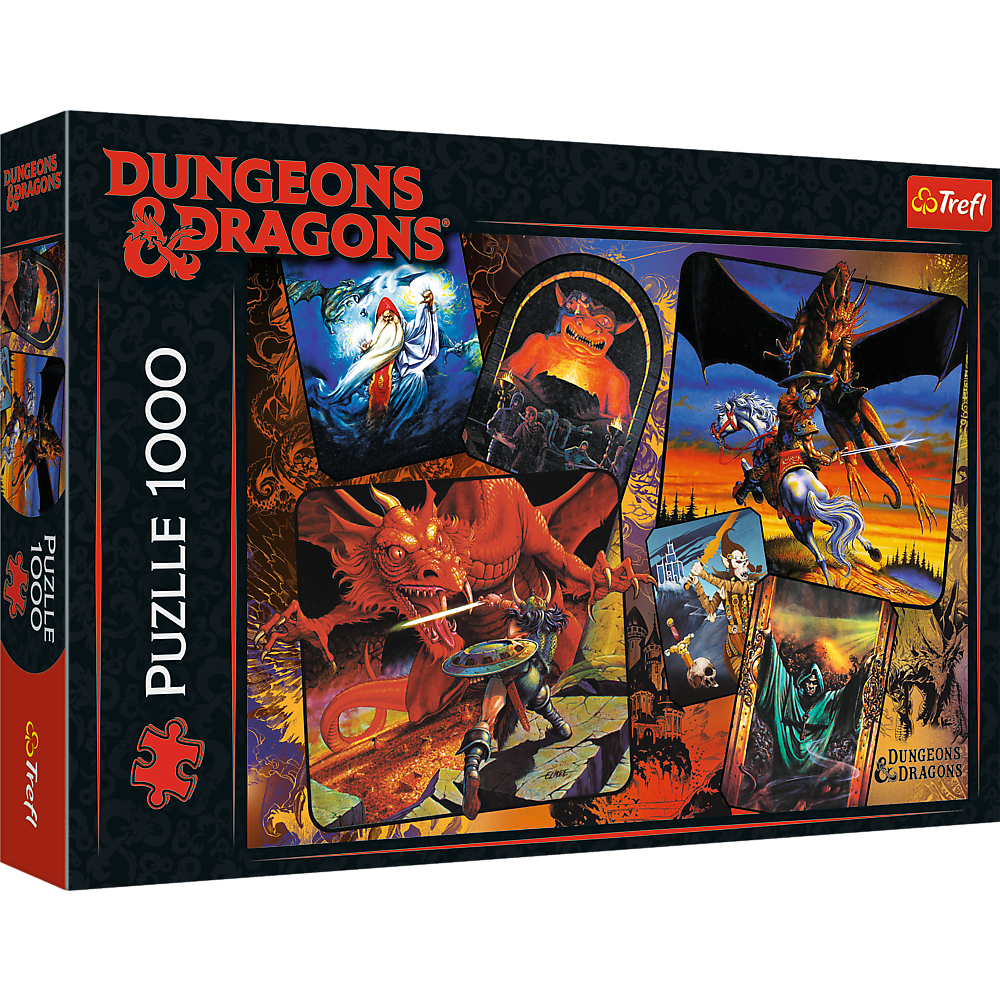 Puzzle 1000 dílků Počátky Dungeons and Dragons – Trefl 10739