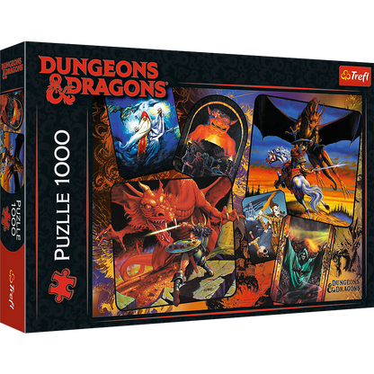 Puzzle 1000 dílků Počátky Dungeons and Dragons – Trefl 10739
